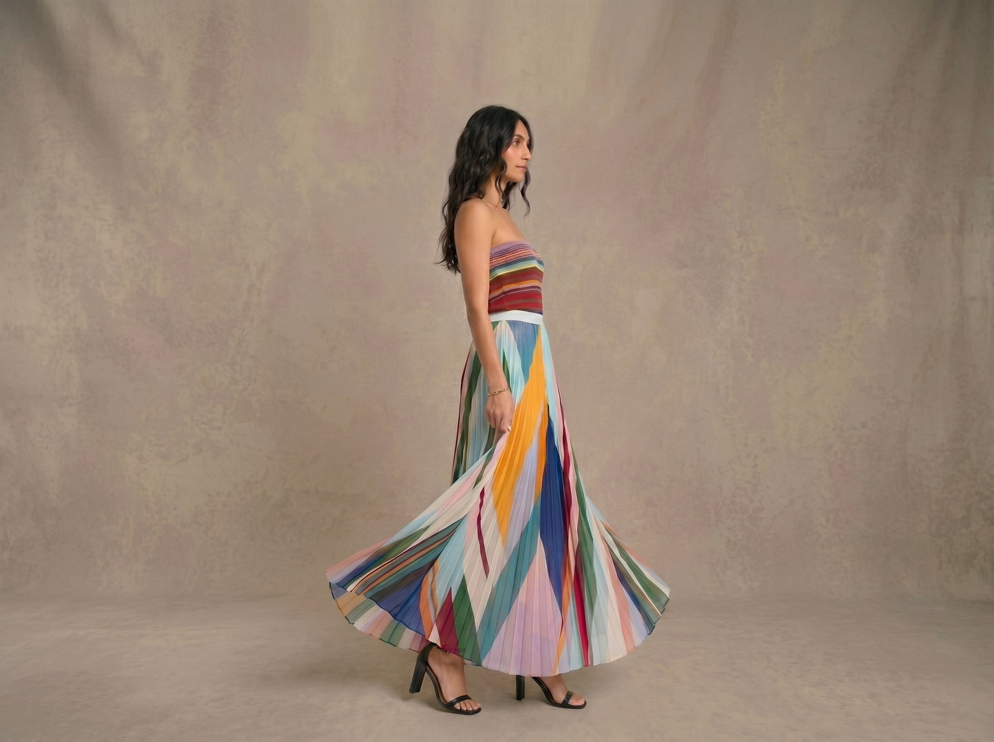 Vestido Largo Arcoiris Elegance