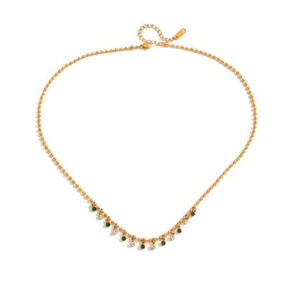 Atenea – Collar Destello Esmeralda