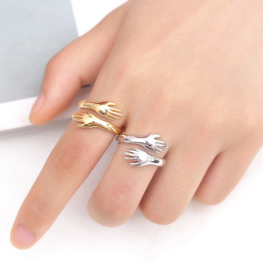 Anillo de Amor Ajustable – Diseño Abrazo