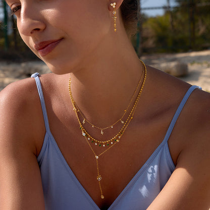 Atenea – Collar Destello Esmeralda
