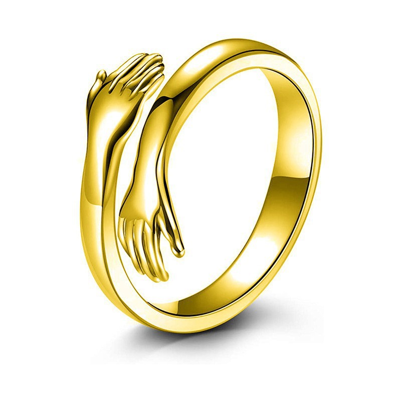 Anillo de Amor Ajustable – Diseño Abrazo