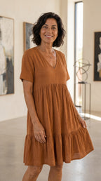 Vestido Boho Floral Mujer Verano 2026