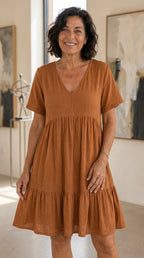 Vestido Boho Floral Mujer Verano 2026