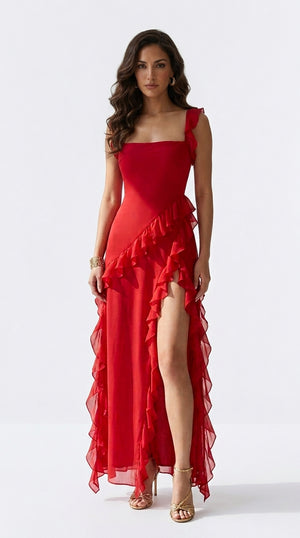 Estrella | Vestido con volantes y elegancia