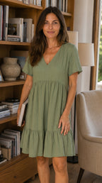Vestido Boho Floral Mujer Verano 2026