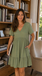 Vestido Boho Floral Mujer Verano 2026