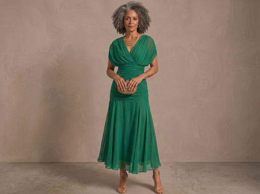 Vestido de fiesta elegante liso para eventos