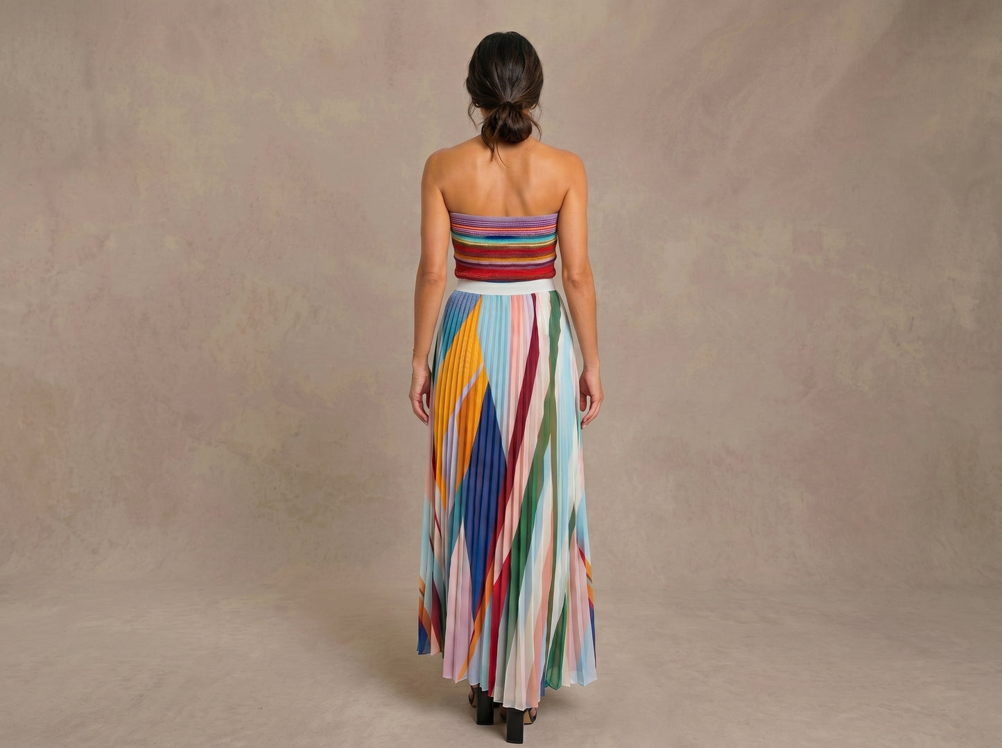 Vestido Largo Arcoiris Elegance