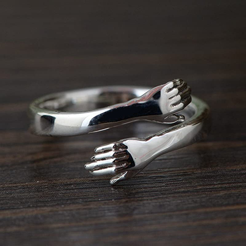 Anillo de Amor Ajustable – Diseño Abrazo