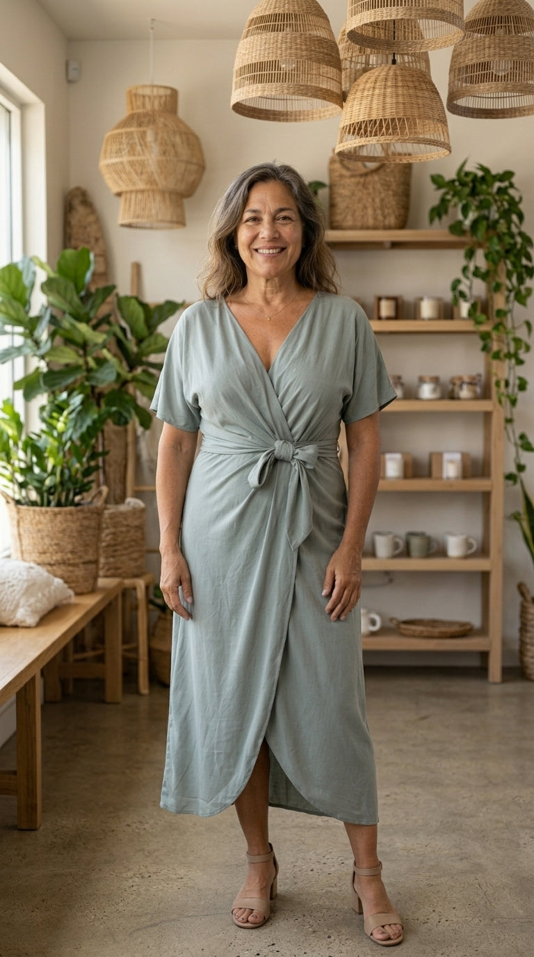 Vestido largo fluido | Cómodo y fresco