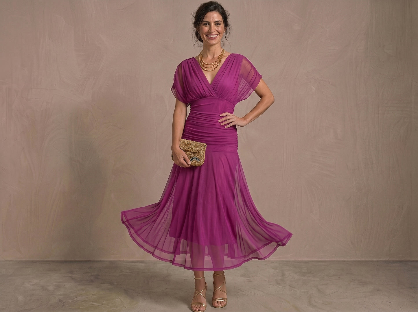 Vestido de fiesta elegante para eventos